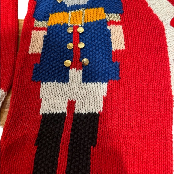 TALBOTS Vintage Hand Knit Christmas Cardigan - Picture 3 of 11